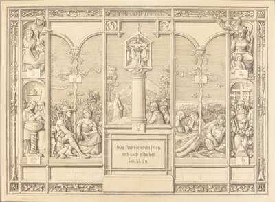 Schlussvignette: Selig sind die nicht sehen und doch glauben von Ferdinand Olivier