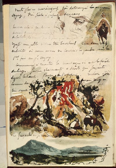 Carnets du Maroc von Ferdinand Victor Eugene Delacroix