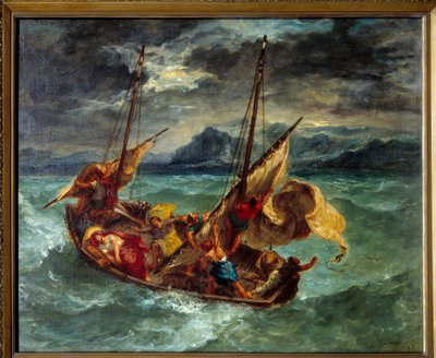 Christus auf dem See Genezareth von Ferdinand Victor Eugene Delacroix