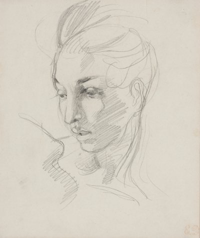 Kopf der Freiheit von Ferdinand Victor Eugene Delacroix