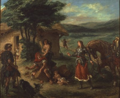 Erminia und die Hirten von Ferdinand Victor Eugene Delacroix