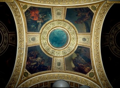 Geschichte und Philosophie. Kuppel der Bibliothek der Nationalversammlung von Ferdinand Victor Eugene Delacroix