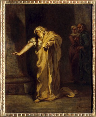Lady Macbeth im Schlafwandeln (Illustration) von Ferdinand Victor Eugene Delacroix