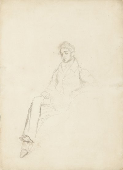 Porträt von Graf Anatole Nikolaievich Demidov, 1. Prinz von San Donato, 1812-1870, 1864 von Ferdinand Victor Eugene Delacroix