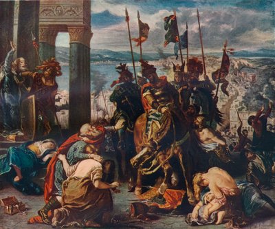 Der Einzug der Kreuzfahrer in Konstantinopel, 1840, 1911 von Ferdinand Victor Eugene Delacroix