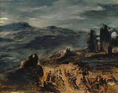 Hexensabbat von Ferdinand Victor Eugene Delacroix
