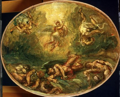 Triumph des Heiligen Michael von Ferdinand Victor Eugene Delacroix