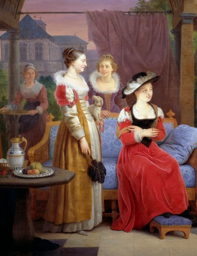 Rubens beim Malen eines Strohhuts in seinem Atelier von Ferdinand de Braekeleer