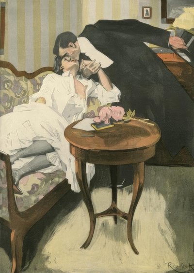 Abschied von der Geliebten / Leb wohl, Schatz, auf Wiedersehen von Ferdinand von Reznicek