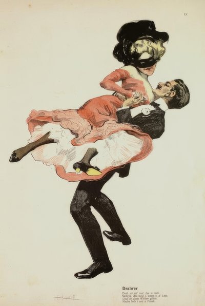 F. v. Reznicek, Drahrer aus: Der Tanz/1906 von Ferdinand von Reznicek