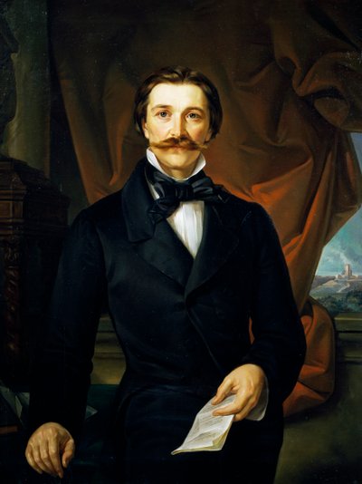 Graf Carlo Coronini von Ferdinando Bassi (1819-1883) von Ferdinando Bassi