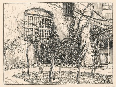 Garten bei der Bernhardinerkirche in Warschau von Ferdynand Ruszczyc