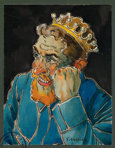 Porträt von Delatroche, Lagerkoch, Gustrow von Fernand Barbier