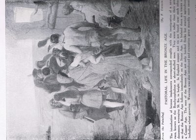 Leben auf dem Land in der Bronzezeit, Illustration aus 