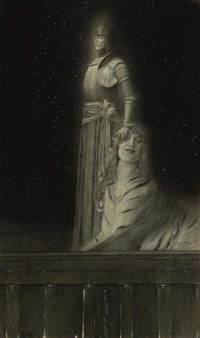 Mit Verhaeren: Ein Engel von Fernand Khnopff