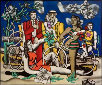 Die Muße – Hommage an Louis David von Fernand Leger