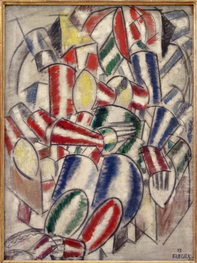 Frau im Sessel von Fernand Leger