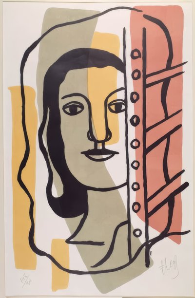 Frauenkopf von Fernand Leger