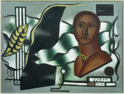 Komposition mit Figur von Fernand Leger