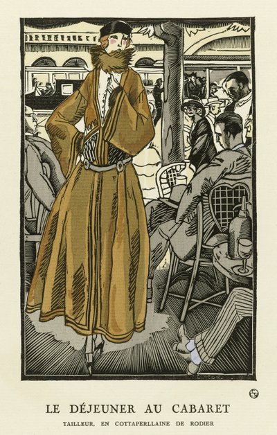 Le Dejeuner au Cabaret von Fernand Siméon