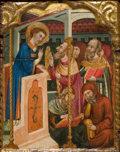 Der Streit des Heiligen Stephanus mit den Juden von Ferrer and Arnau Bassa,