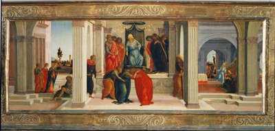 Drei Szenen aus dem Leben von Esther: Mordechai beklagt das Schicksal der Juden von Filippino (attr.to) Lippi