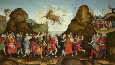Die Anbetung des Stieres von Filippino Lippi