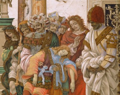 Der heilige Philipp befiehlt einem Monster, den Tempel des Mars in Hierapolis zu verlassen von Filippino Lippi