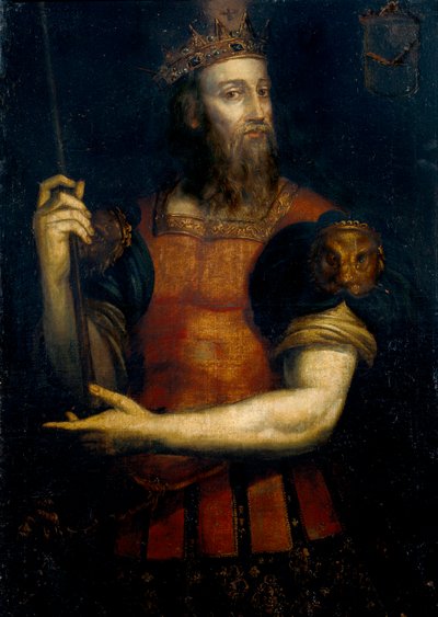 Porträt von Wamba, König der Westgoten von Hispania (regierte von 672 bis 680) von Filippo Ariosto
