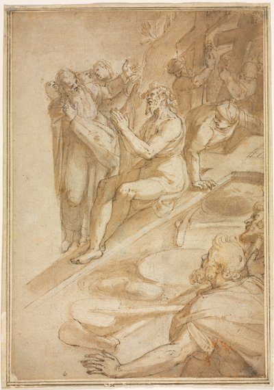 Die Überprüfung des Wahren Kreuzes, ca. 1590 von Filippo Bellini