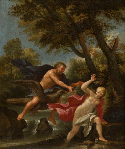Jupiter reitet auf einem Adler, ca. 1643-94 von Filippo Lauri