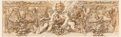 Dekoration eines Frieses, ca. 1770 von Filippo Marchionni