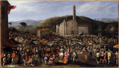 Der Jahrmarkt von Impruneta. Herzog Cosimo II. de