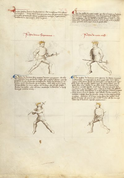 Kampf mit der Streitaxt von Fiore Furlan dei Liberi da Premariacco