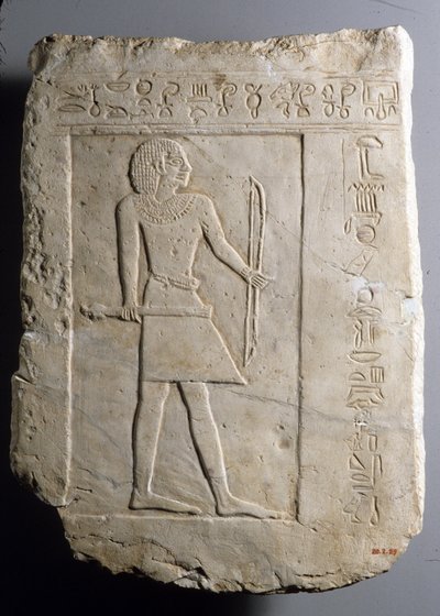 Grabstele des Bogenschützen Semin, ca. 2120–2051 v. Chr. von First Intermediate Period Egyptian