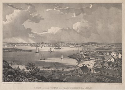 Ansicht der Stadt Gloucester, Mass. von Fitz Henry Lane