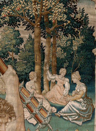Herkules im Garten der Hesperiden (Serie Die Arbeiten des Herkules) von Flemish School