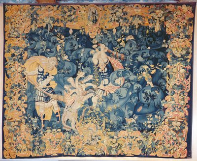 Herkules und die lernäische Hydra, Audenarde Werkstatt von Flemish School