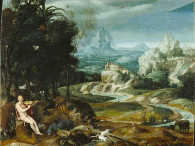 Landschaft mit Orpheus, ca. 1570 von Flemish School