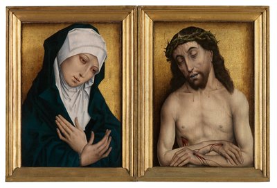 Mater Dolorosa und Mann der Schmerzen von Flemish School