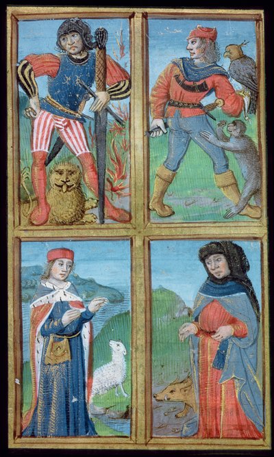 Ritter und Edelleute, aus De Medina Fen I. II, von Avicenna (980-1037) von Flemish School