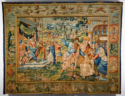 St. Paulus mit Barnabas aus dem Ort seiner Predigt vertrieben von Flemish School