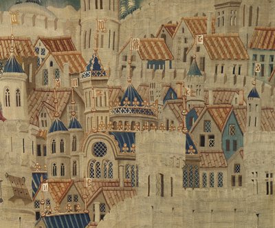 Wandteppich, der die Eroberungen von König Alfons V. von Portugal zeigt von Flemish School