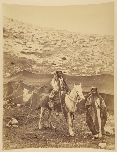 Beduinen von Moab von Félix Bonfils