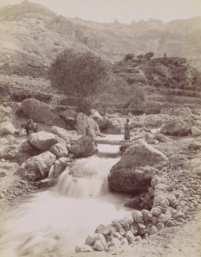 Cous du Kadisha, Monte Libon, 1860er-80er, gedruckt ca. 1870 von Félix Bonfils