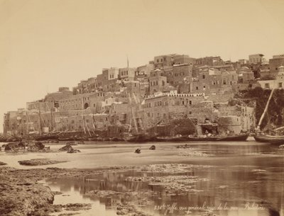 Jaffa, Gesamtansicht vom Meer - Palästina von Félix Bonfils