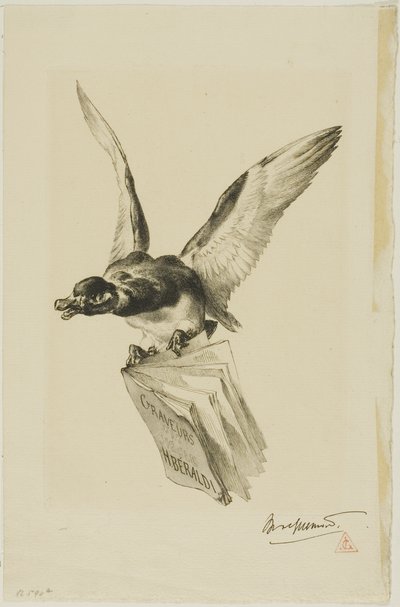 Frontispiz für Graveure des 19. Jahrhunderts von Félix Henri Bracquemond