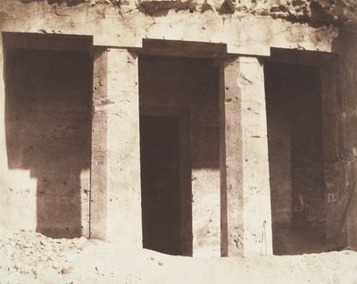 Béni Haçan, Hypogäische Architektur, Grab von Amoneï, 1851-52 von Félix Teynard