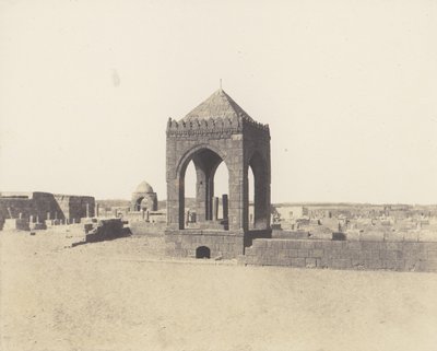 Le Kaire, Friedhof der Mameluken, 1851-52, gedruckt 1853-54 von Félix Teynard