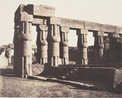Louksor Theben, Spätere Konstruktion - Galerien - Parallel von Félix Teynard